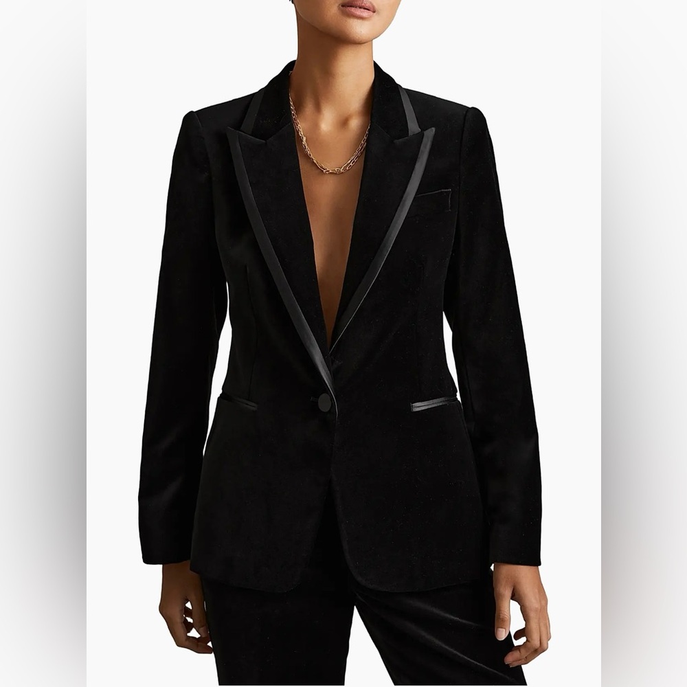 Reiss Velvet Blazer